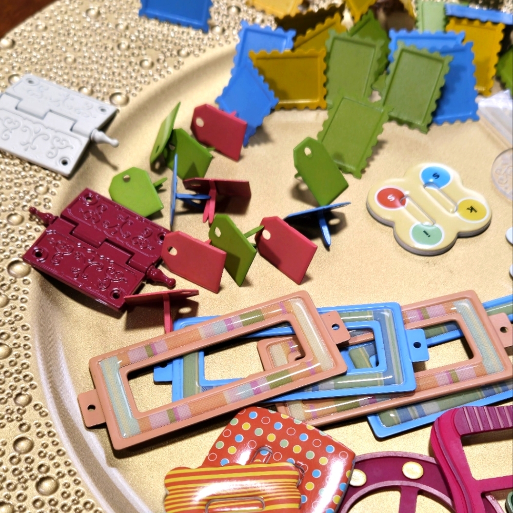 Colorful Scrapbooking Embellishments